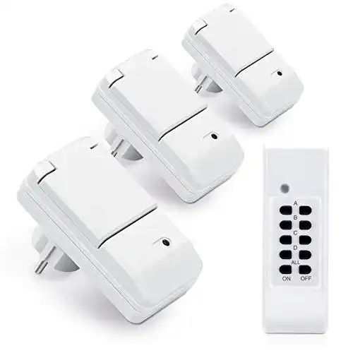 Funksteckdosen conecto Komplett Set Starterkit für Außenbereich