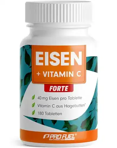 Eisenpräparat ProFuel Eisentabletten 180x mit 40 mg Eisen