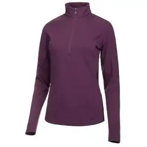 Skipullover Damen Medico Damen Ski Shirt Langarm Stehkragen