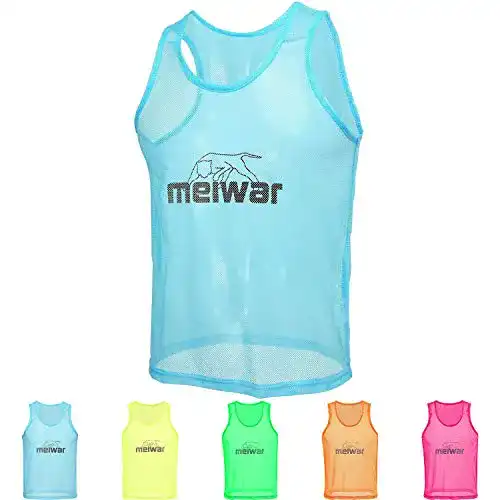 Fußball-Leibchen meiwar Leibchen 10er Set Trainingsleibchen