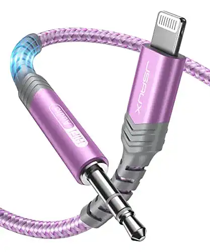 Lightning auf Klinke JSAUX iPhone AUX Kabel 1,8M