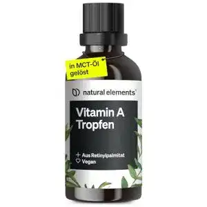 Vitamine (hochdosiert) natural elements Vitamin A Tropfen, 50ml