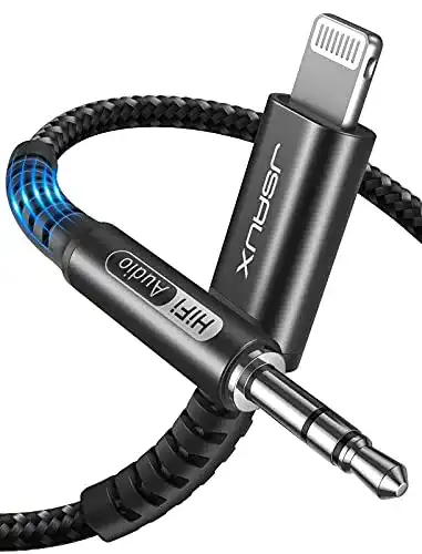 Lightning auf Klinke JSAUX Lightning-zu-3,5-mm-Audiokabel 6FT
