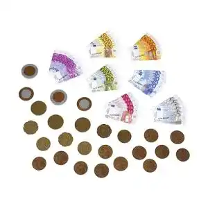 Spielgeld Klein Theo 9612 Euro- I 35 Scheine und 25 Münzen