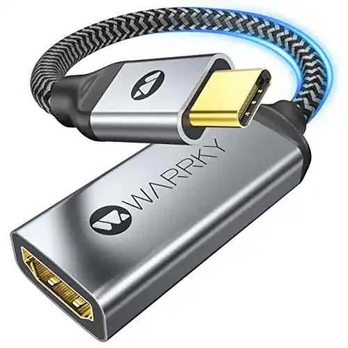 USB-C-HDMI-Adapter WARRKY USB C auf HDMI Adapter 4K