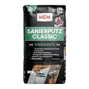 Innenputz MEM 30822559 Sanierputz Classic 25 kg weiss