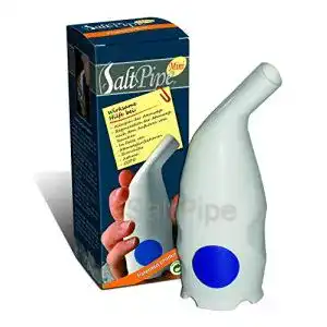 Salzinhalator SaltPipe Salzpfeife mini Salz Inhalator 2, Weiss