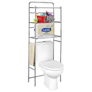 Toilettenregale Tatkraft Tanken, 13292, 3 Ablagen, Rostfrei