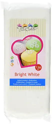 Rollfondant FunCakes Fondant hellweiß Vanille, 1 kg