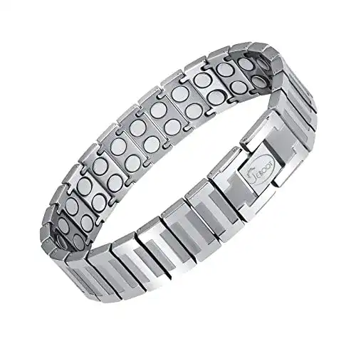 Magnetarmband Herren JEROOT 4000 Gauss Titan, Energetix