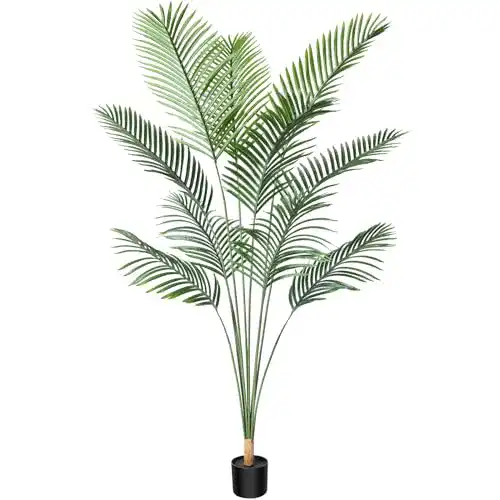 Kunstpalme CROSOFMI Kunstpflanze Palmen 170 cm Plastik
