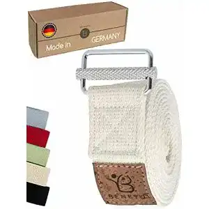 Yogagurt beneyu ® Rutschfester Yoga Gurt mit Einzigartiger Schnalle