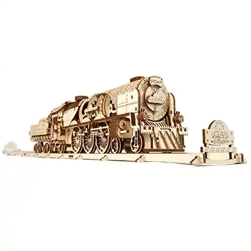 Ugears UGEARS 3D Puzzle Express Dampflokomotive Holzpuzzle