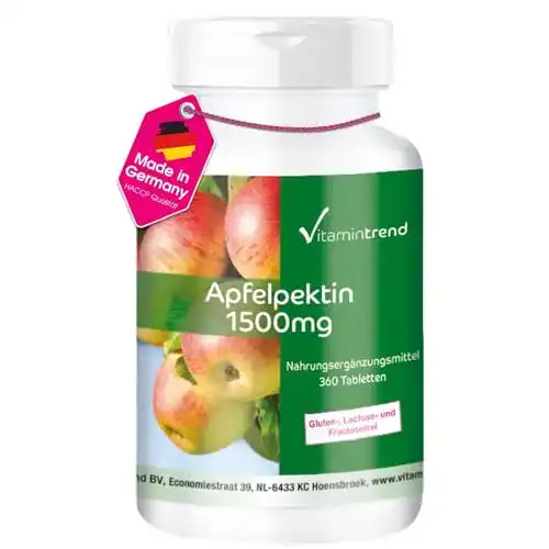 Apfelpektin-Kapseln Vitamintrend Apfelpektin 1500mg, 300 Tabl.
