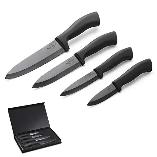 Keramikmesser-Set SILBERTHAL Keramikmesser Set schwarz