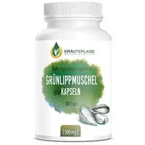 Grünlippmuschel-Kapseln Kräuterland Natur-Ölmühle, 300 Stück