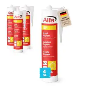 Acryl-Dichtstoff Alfa weiß 310 ml besonders schnell härtend