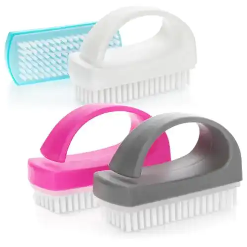 Nagelbürste com-four ® 4X Handbürste mit Griff