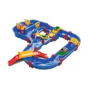 Wasserbahn AquaPlay 8700001528 – Set “Megabridge”, 32-teilig