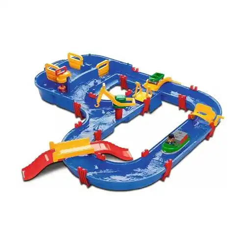 Wasserbahn AquaPlay 8700001528 – Set “Megabridge”, 32-teilig