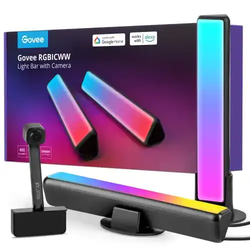 Govee-LED Govee Smart LED Lightbar mit Kamera, WiFi RGBIC TV