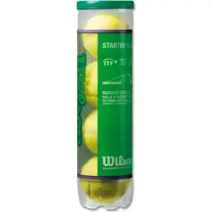 TennisbÃ¤lle Wilson Tennisbälle Starter Play Green für Kinder und Jugendliche, Gelb, 4er Dose, WRT137400