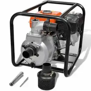 Benzin-Wasserpumpe vidaXL Benzin Wasserpumpe 6,5 PS