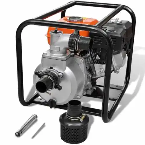 Benzin-Wasserpumpe vidaXL Benzin Wasserpumpe 6,5 PS