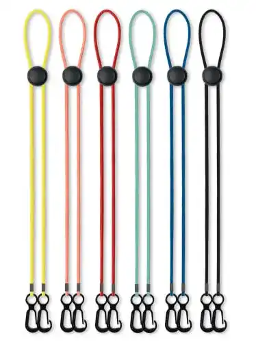 Maskenband LANNYS elastische Maskenkette, 6er Set, bunt