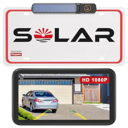 Solar-Rückfahrkamera Foxpark Solar Kabellos Digital