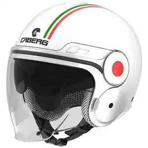 Caberg-Jethelm Caberg Uptown Italia Helm Weiss Grün Rot