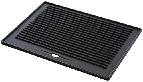 Grillplatte CLP Gusseisen-, für Gasgrill, Kohlegrill & Elektrogrill
