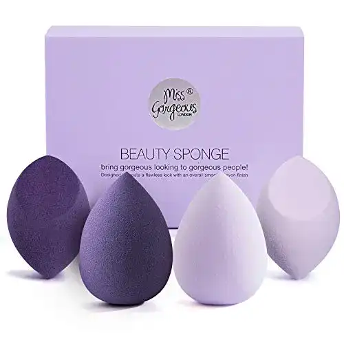 Make-up-Schwamm Miss Gorgeous London, 4 Stück