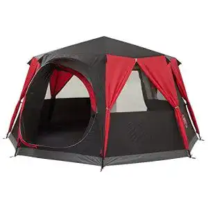 Coleman-Zelt Coleman Zelt Octagon, rot-grau, 8 Personen