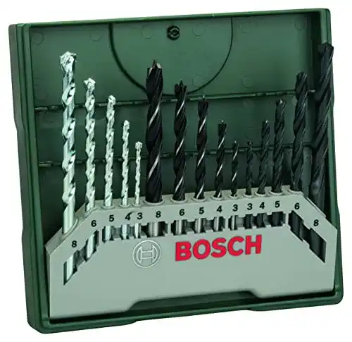 Bohrer-Set Bosch Home and Garden Bosch 15tlg. Mini-X-Line