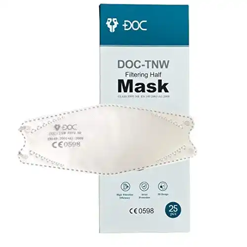 FFP3-Masken (20 Stück) DOC MASKE MASKE FFP3 CE ZERTIFIZIERT
