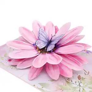 Geburtstagskarten MOKIO ® Pop-Up Blumenkarte