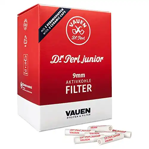 Aktivkohlefilter Dr. Perl Filter Junior groß-9 mm-Ju-Max 2 x 180er