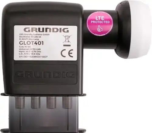 Octo-LNB GRUNDIG Octo LNB-Digital, 8 Teilnehmer, mit LTE-Filter