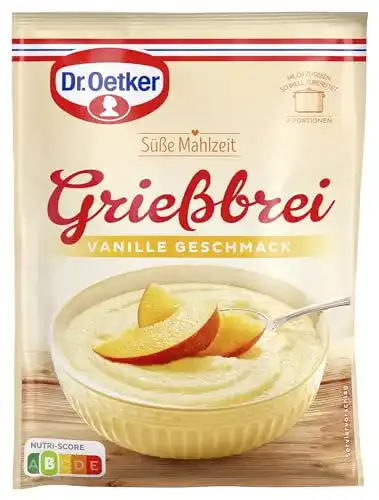 Grießbrei Dr. Oetker Süße Mahlzeit Griessbrei Vanille, 12 x 90g