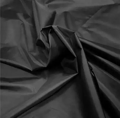 Zeltstoff A-Express Schwarz 1x Metre Polyester Stoff wasserdicht