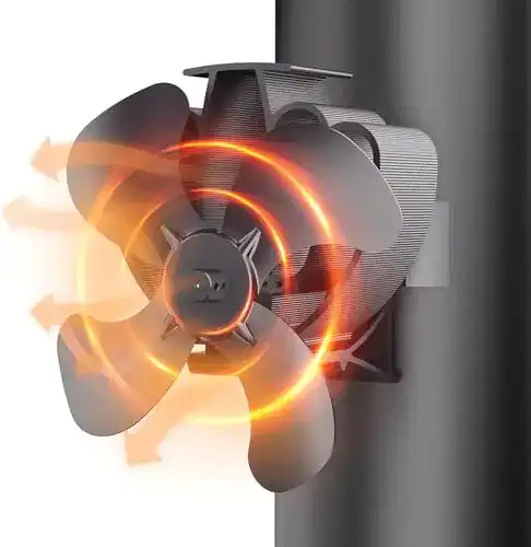 Ofenrohr-Ventilator (magnetisch) Drcokars Kaminventilator