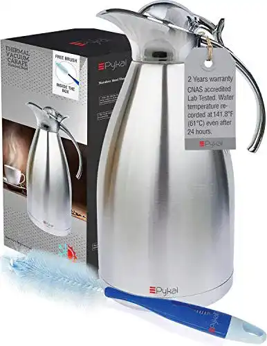 Isolierkanne 2 Liter Pykal Thermoskanne 2 Liter Vakuum