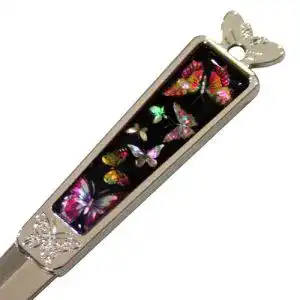 Brieföffner Antique Alive mit Perlmutt-Design, schwarzes Metall