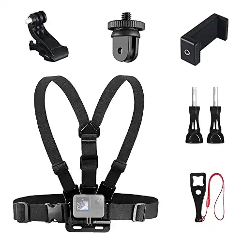 GoPro-Brustgurt ruichrng Brustgurt Halterung, 7 in 1 Action
