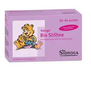 Stilltee Sidroga Bio, Kräutertee mit Heilpflanzen, 20 Filterbeutel