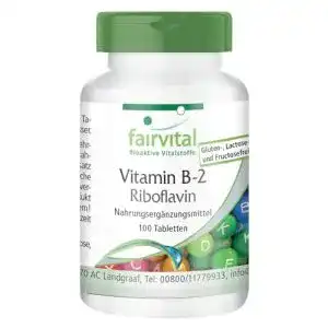 Riboflavin fairvital Vitamin B2 100mg, 100 Tabletten