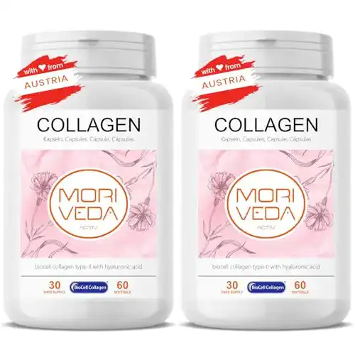 Hyaluron-Kollagen-Kapseln MoriVeda NP-Vital Biocell, 2x 60 Stück