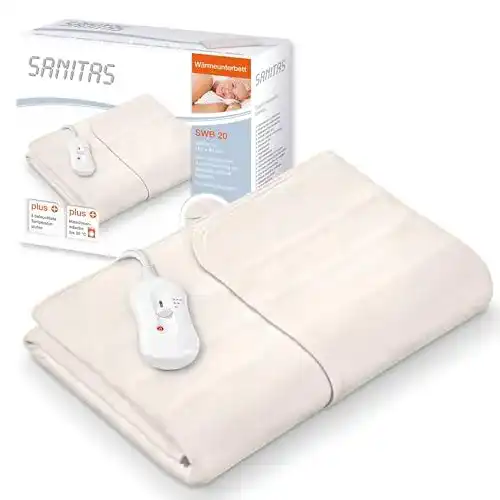 Heizdecke Sanitas SWB 20 Wärmeunterbett aus Vlies, waschbar
