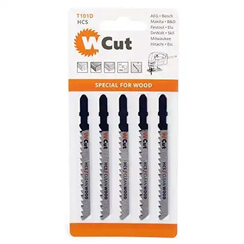 Stichsägeblätter (Holz) WCut Stichsägeblätter T101D, 5 Stück
